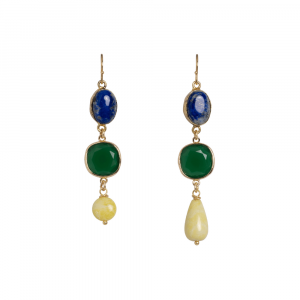 agata blu, agata verde e agata giallo chiaro